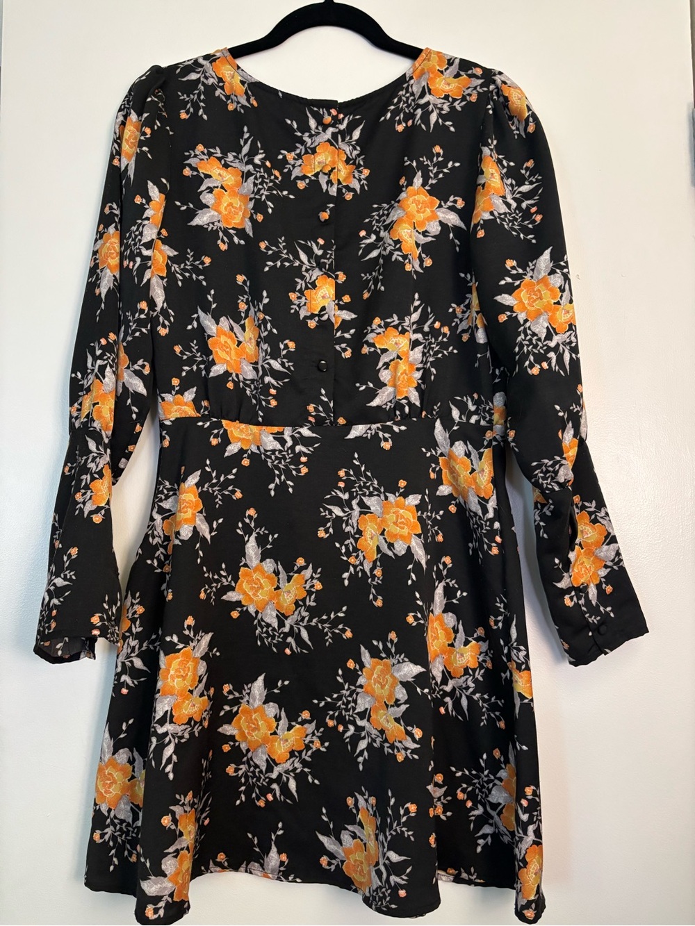 Free People Parker Floral Mini Dress Size 8 - Picture 1 of 3
